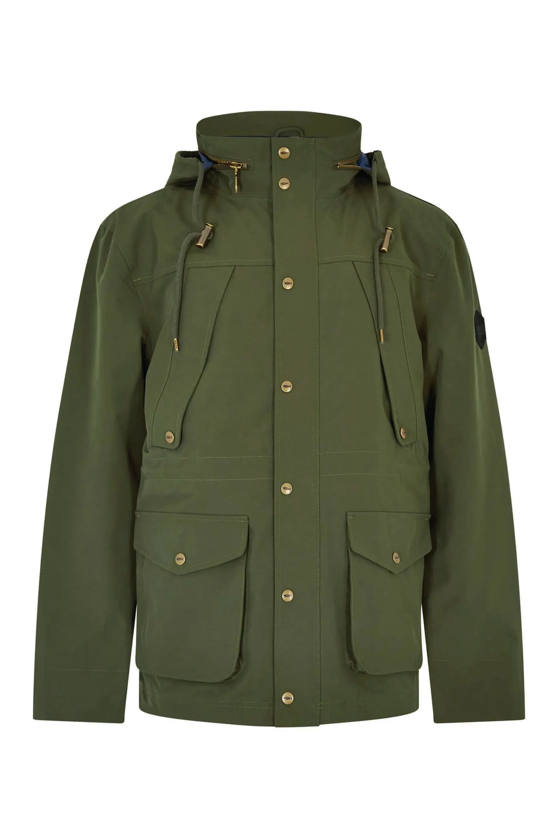 Weird Fish L Fir Green Seathwaite Waterproof Feild Jacket