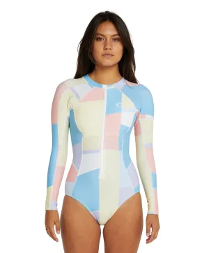 Women's Bahia Lycra Long Sleeve Surfsuit - Sundae